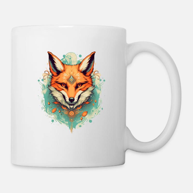 Fuchs - Tasse - Weiß