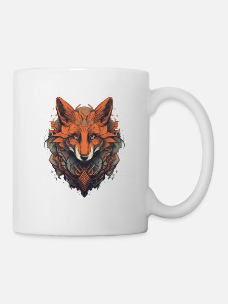 Fuchs - Tasse - Weiß