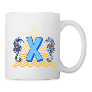 Hippocampe E 262 X - Mug blanc - blanc - Droite