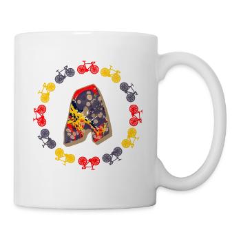 Bicyclette E 202 A - Mug blanc - blanc - Droite