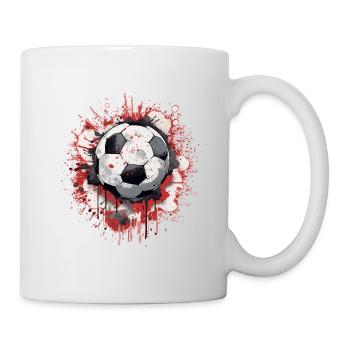 Ballon de football - Mug blanc - blanc - Droite