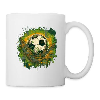 Ballon de football - Mug blanc - blanc - Droite