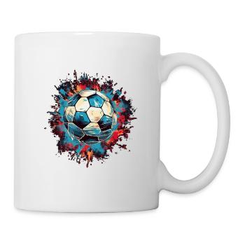 Ballon de football - Mug blanc - blanc - Droite