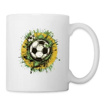Ballon de football - Mug blanc - blanc - Droite