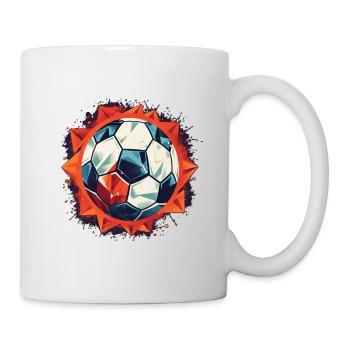 Ballon de football - Mug blanc - blanc - Droite