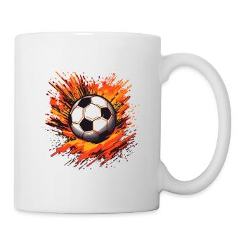 Ballon de football - Mug blanc - blanc - Droite