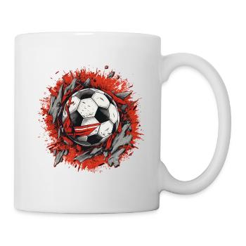 Ballon de football - Mug blanc - blanc - Droite