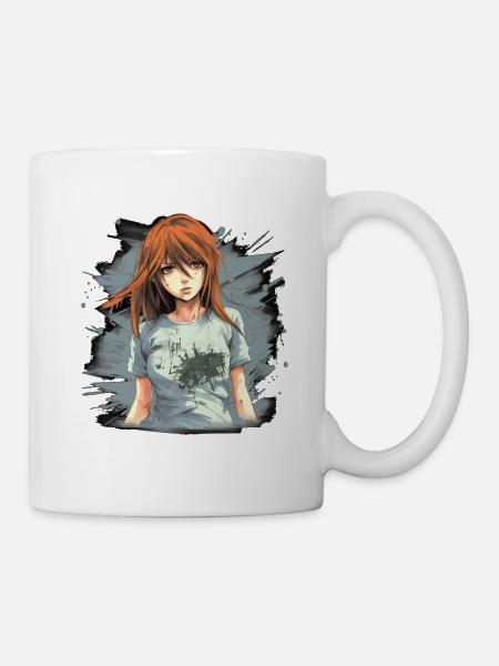 Anime Girl - Mug blanc - blanc