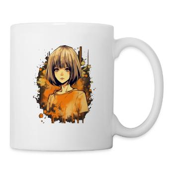 Anime Girl - Tasse - Weiß - Rechts