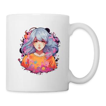 Anime Girl - Tasse - Weiß - Rechts