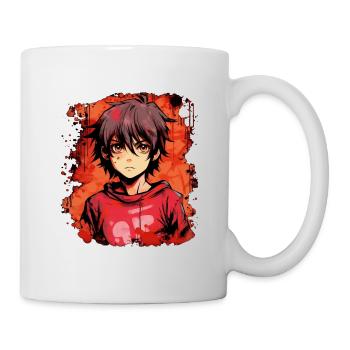 Anime Boy - Tasse - Weiß - Rechts