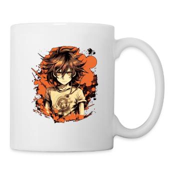 Anime Boy - Tasse - Weiß - Rechts