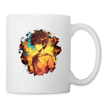 Anime Boy - Tasse - Weiß - Rechts