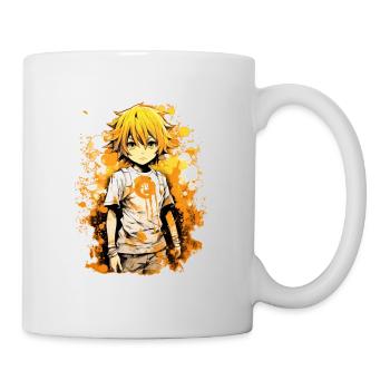 Anime Boy - Tasse - Weiß - Rechts