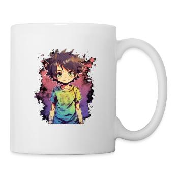 Anime Boy - Tasse - Weiß - Rechts