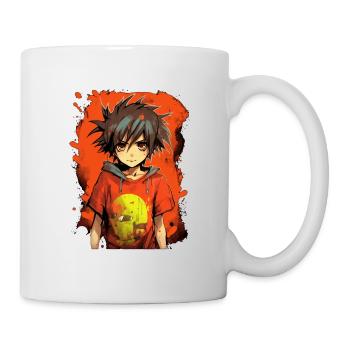 Anime Boy - Tasse - Weiß - Rechts