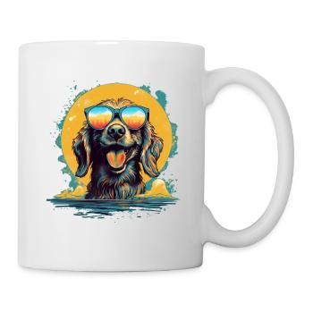 Chien - Mug blanc - blanc - Droite