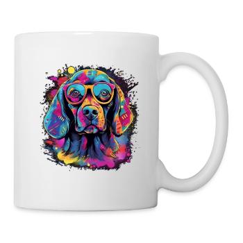 Chien - Mug blanc - blanc - Droite