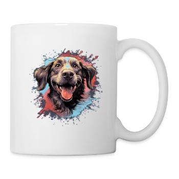 Chien - Mug blanc - blanc - Droite