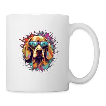 Chien - Mug blanc - blanc - Droite