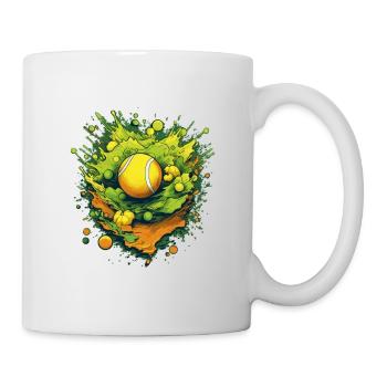 Tennis ball - Mug - white - Right