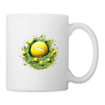 Tennis ball - Mug - white - Right