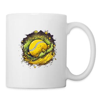 Tennis ball - Mug - white - Right