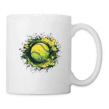 Tennis ball - Tasse - Weiß - Rechts