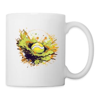Tennis ball - Mug - white - Right