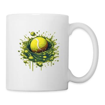Tennis ball - Mug - white - Right