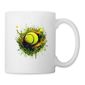Tennis ball - Mug - white - Right