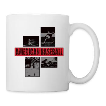 Cadeau de l’équipe américaine de baseball pour hommes garçons filles - Mug blanc - blanc - Droite