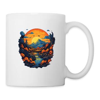 Paysage - Mug blanc - blanc - Droite