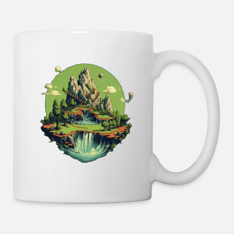 Landschaft - Tasse - Weiß