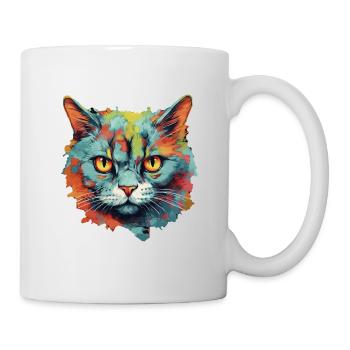 Chat - Mug blanc - blanc - Droite