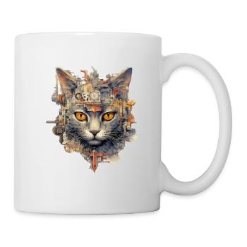 Chat - Mug blanc - blanc - Droite