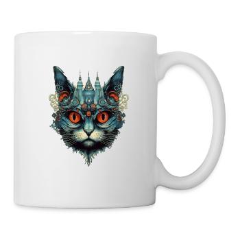 Chat - Mug blanc - blanc - Droite