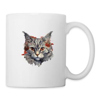Chat - Mug blanc - blanc - Droite