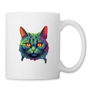 Katze - Tasse - Weiß - Rechts
