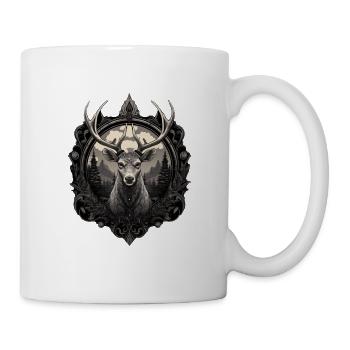 Cerf - Mug blanc - blanc - Droite