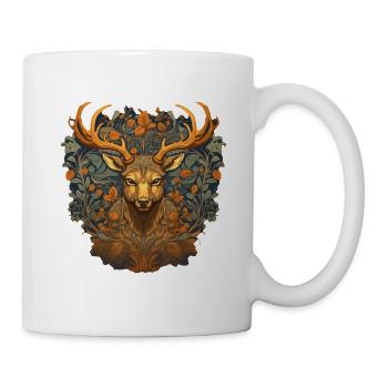 Cerf - Mug blanc - blanc - Droite