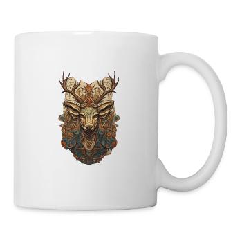 Cerf - Mug blanc - blanc - Droite