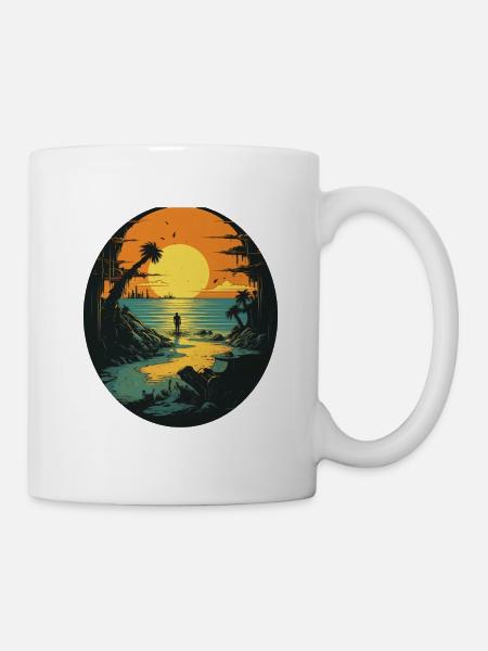 Strand - Tasse - Weiß