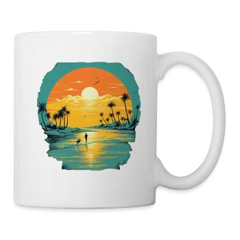 Strand - Tasse - Weiß - Rechts