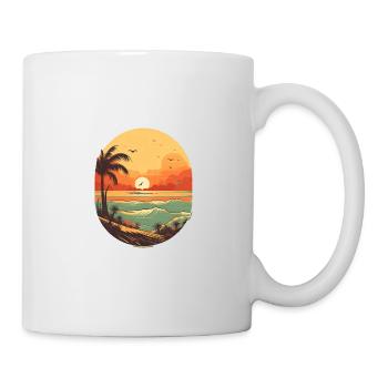 Strand - Tasse - Weiß - Rechts