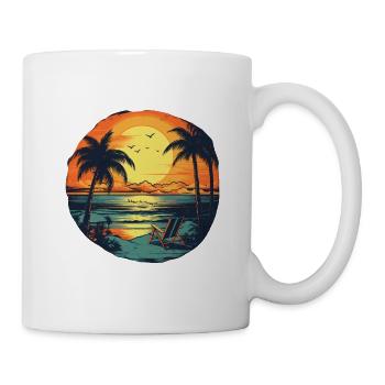 Strand - Tasse - Weiß - Rechts