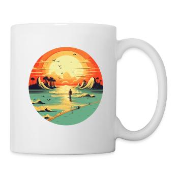 Strand - Tasse - Weiß - Rechts