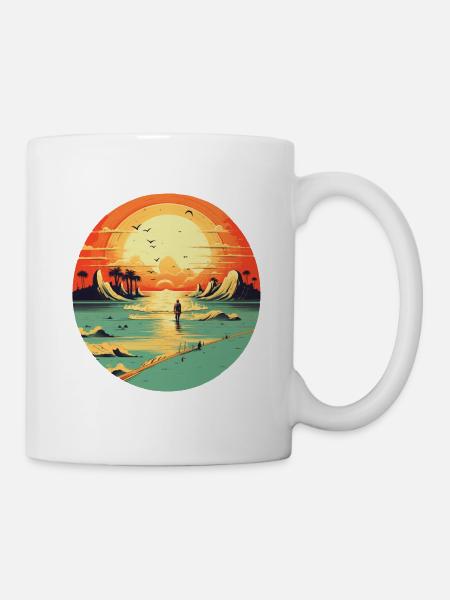 Strand - Tasse - Weiß