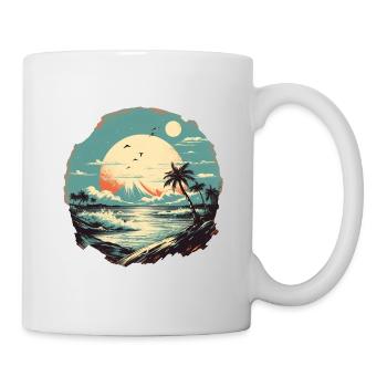 Strand - Tasse - Weiß - Rechts