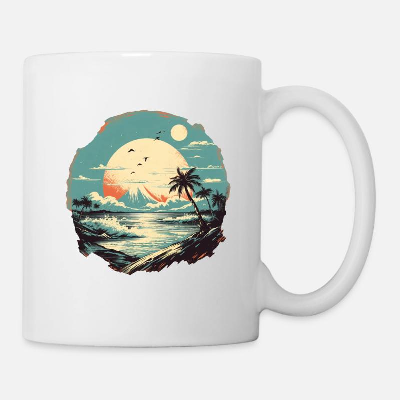 Strand - Tasse - Weiß